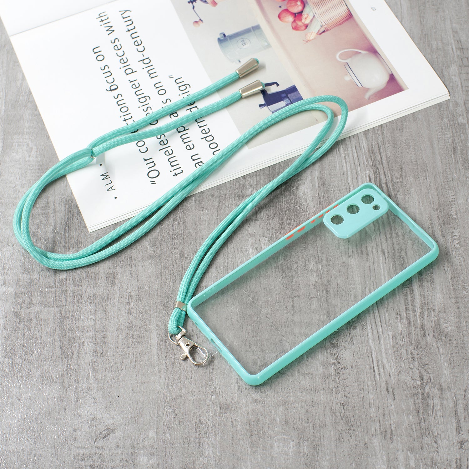 Transparent TPU + Acrylic Back Phone Cover Shell with Lanyard for Samsung Galaxy S20 FE 2022/S20 FE 4G/S20 FE 5G/S20 Lite - Green Transparent TPU + Acrylic Back Phone Cover Shell with Lanyard for Samsung Galaxy S20 FE 2022/S20 FE 4G/S20 FE 5G/S20 Lite - Green